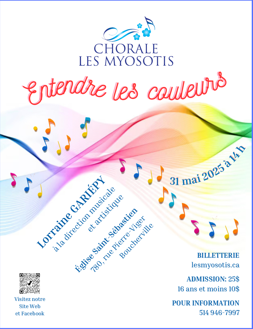 Le prochain concert de Printemps le 31 mai 2025